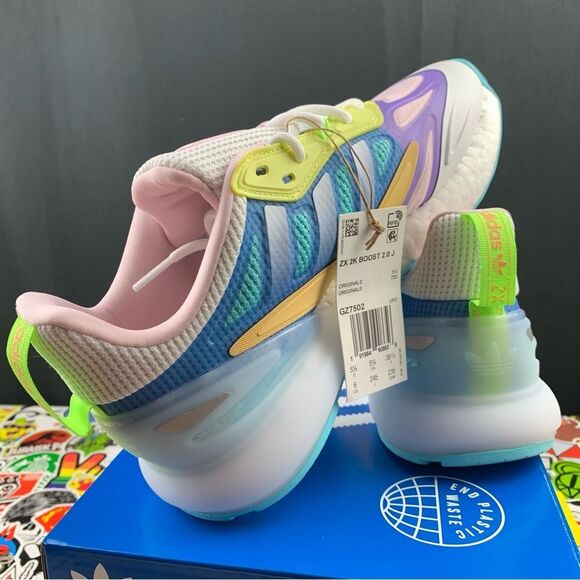 Adidas ZX 2K Boost 2.0 Multicolor 6Y / 7.5 Womens - Picture 11 of 15